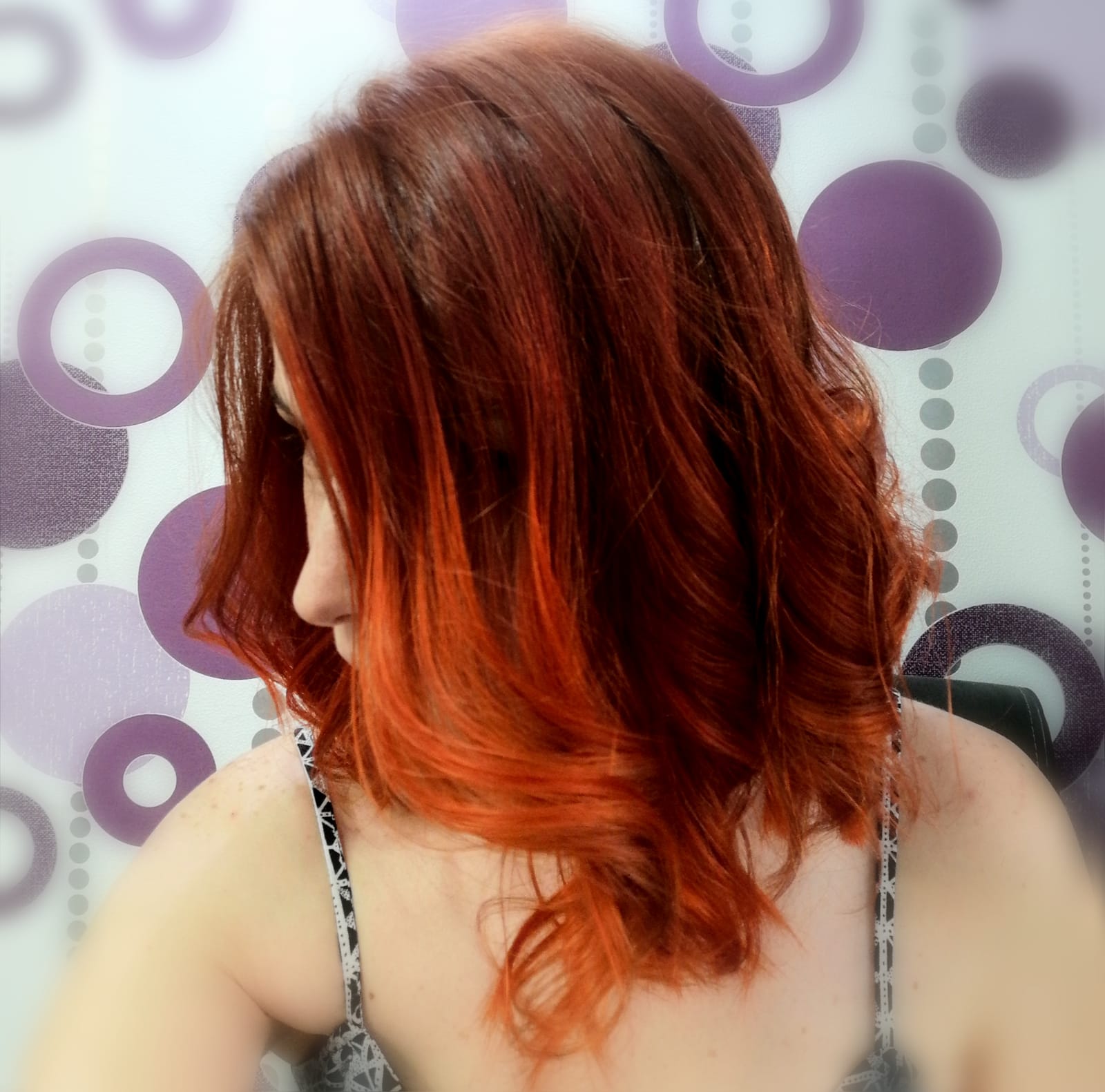 Girl with red hair